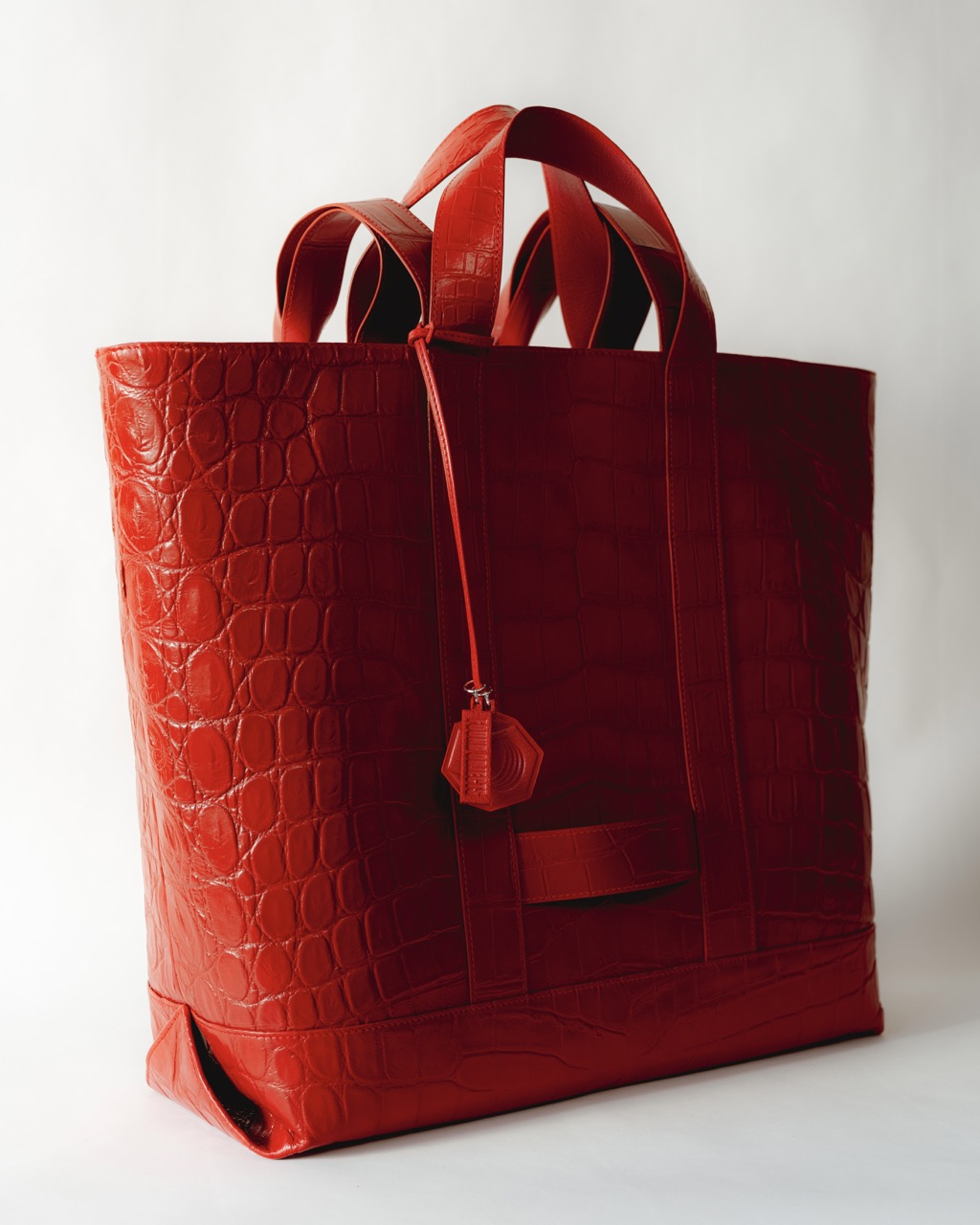 Bell Bag Engine Red Croc